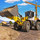 Bulldozer-Simulator-Bagger Zeichen