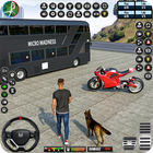 Bus Game 3D: City Coach Bus आइकन