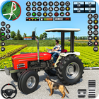 Landbouwspellen Tractorrijden-icoon