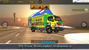 3D Truk Simulator Indonesia Affiche