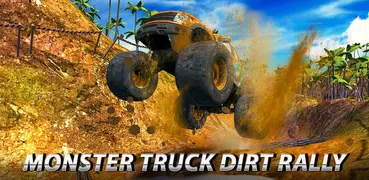 怪物卡车泥土拉力赛 - 艰难的越野赛！