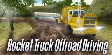 Rocket Truck Offroad Driving - launch a shuttle!