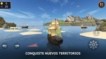 Pirate Ship Sim 3D - Royale Sea Battle captura de pantalla 2