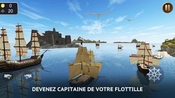 Pirate Ship Sim 3D - Combat Royal De Mer Affiche