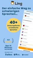 Sprachen lernen mit Ling Plakat