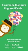 Aprenda idiomas com o Ling! Cartaz