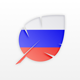 Leer Russisch tekenss te schri-icoon