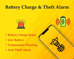 Battery Charge & Theft Alarm Affiche