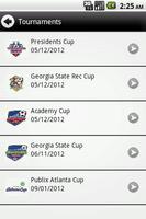 Georgia Soccer Tournaments capture d'écran 1