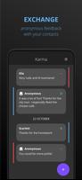 Karmа - anonymous feedback app Plakat