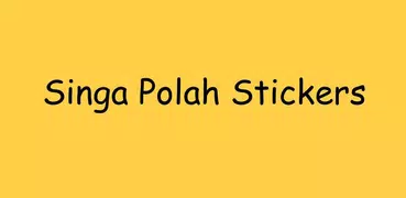 Singa Polah Stickers for Whats