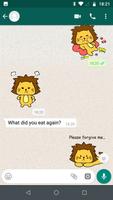 Singa Polah Stickers for Whats penulis hantaran