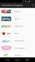 Food Delivery Singapore Cartaz