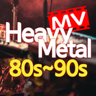 Heavy metal 80s 90s MV player icône