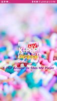 K-POP Groupe de filles MV Player Affiche