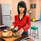Virtual Mother Single Mom Sim icône