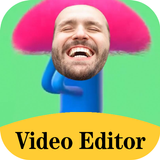 Add Face To Video, Funny Face Changer Video Maker icône
