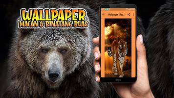 Wallpaper Macan Binatang Buas poster
