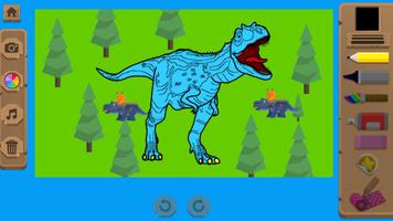 Dino World Coloring capture d'écran 1