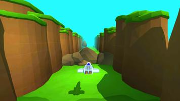 Spaceship jungle survival game الملصق