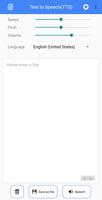 TTS - Text to Speech تصوير الشاشة 2