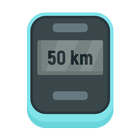 Speedometer Sepeda ikon