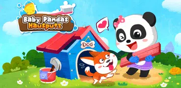 Baby Pandas Haus-Reinigung