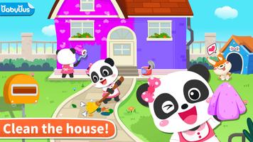 Baby Panda' s House Cleaning-poster