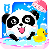 Baby Panda's Bath Time