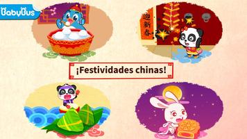 Festividades de Panda Bebé Poster