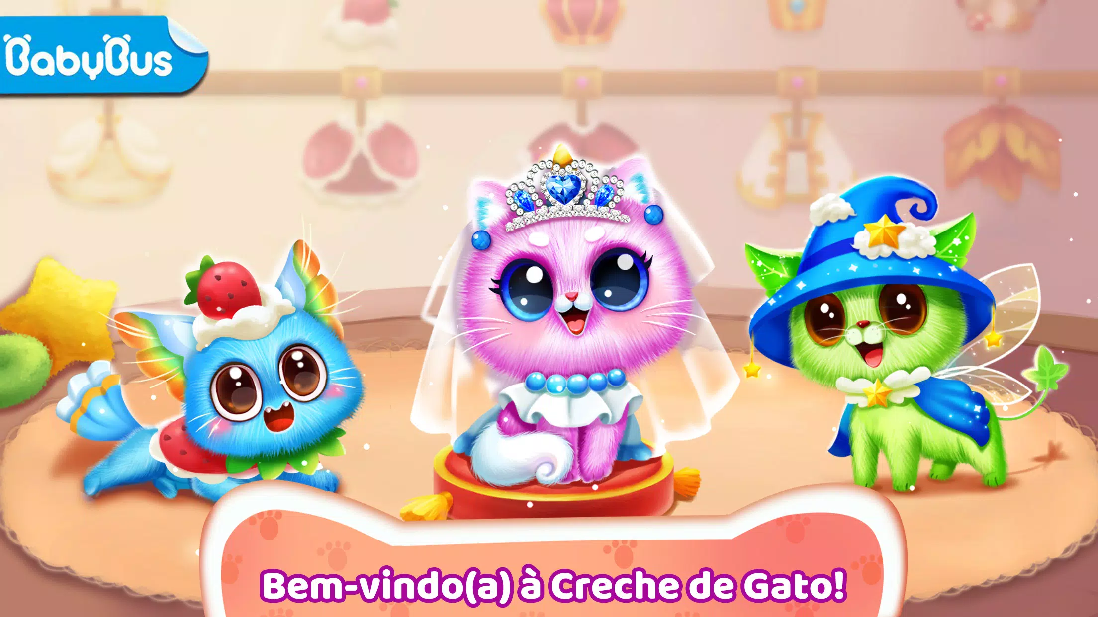 Download do APK de Pequeno Panda: Creche de Gatos para Android