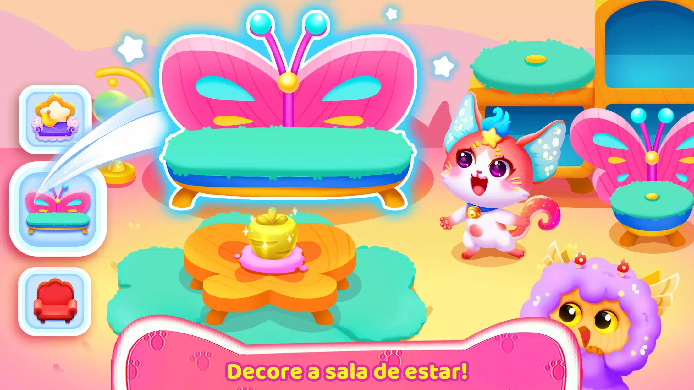 Download do APK de Pequeno Panda: Creche de Gatos para Android