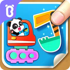 Baby Panda's creative collage design