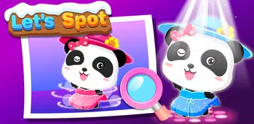 Little Panda Treasure Hunt - Find Differences Game