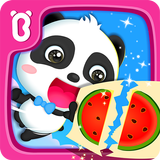 Bébé Panda  apprend à apparier icône