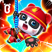 Icona Piccolo Panda vigile del fuoco