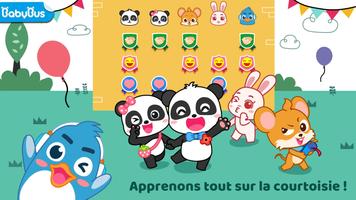 Monde d'Émotions du Bébé Panda Affiche