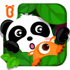 Bébé Panda joue à cache-cache icône