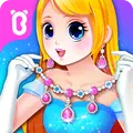 ベビーパンダのお姫様ジュエリーのデザイン