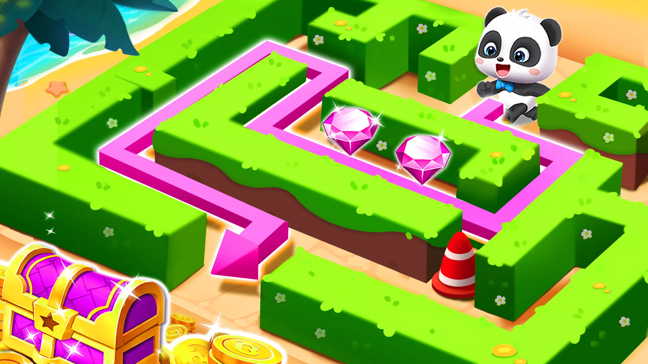 Panda bonito quebra-cabeça - Jogo Aprendizagem 3D - Jogos quebra-cabeças  para design molduras para crianças Jogos panda Tayste