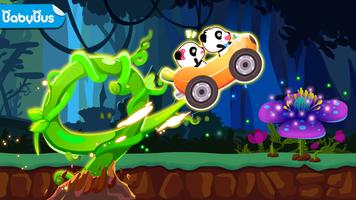 پوستر Baby Panda Car Racing