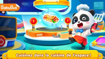 Cuisine de l'Espace de Panda Affiche