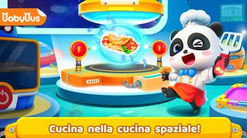 Poster Cucina Spaziale Piccolo Panda