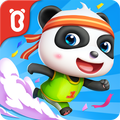 Pequeno panda corre