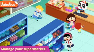 Baby Panda's Town: Supermarket poster