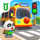 Ônibus escolar do Bebê Panda ícone