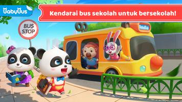 Bus Sekolah Bayi Panda poster