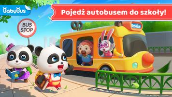 Autobus szkolny Baby Pandy plakat