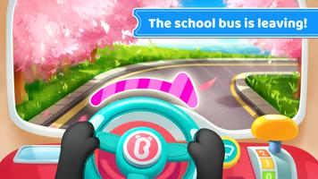 Baby Panda's School Bus स्क्रीनशॉट 1