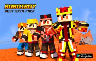 Skin Boboiboy for Minecraft Affiche